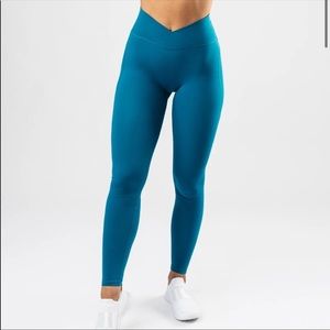 Alphalete Surface Power Leggings Moroccan Blue